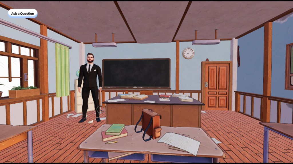 3D AI Classroom Three.js